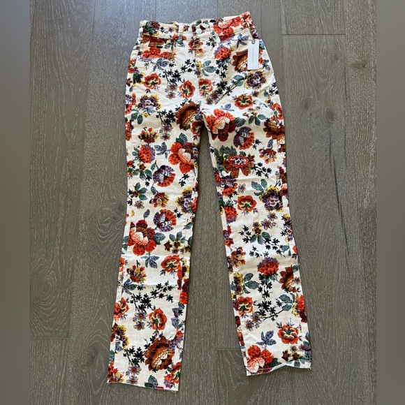 Anthropologie Pilcro Floral print jeans